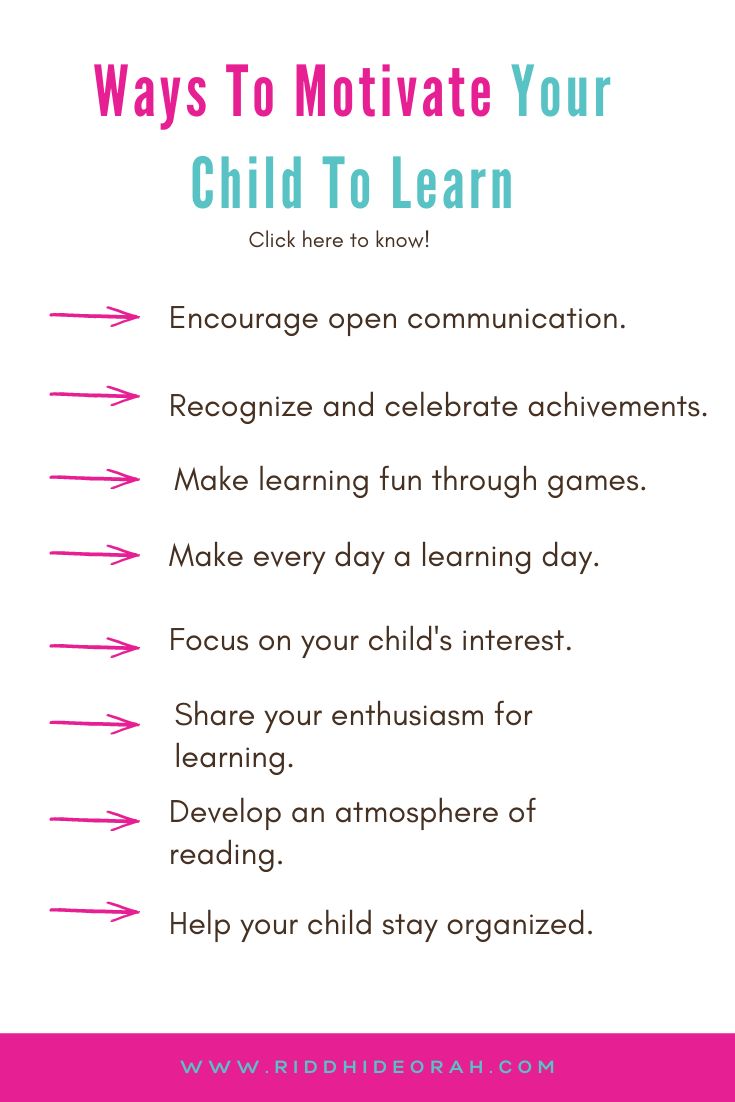 What Motivates a Child to Learn